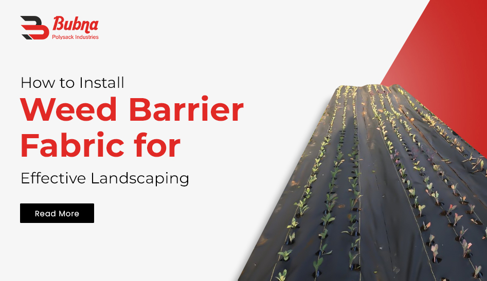 weed barrier fabric for landscaping