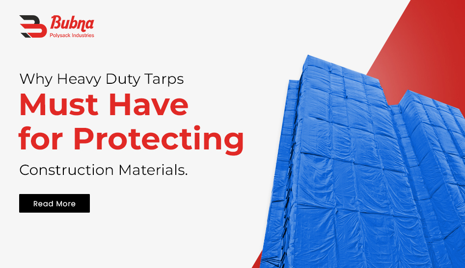 Heavy duty tarps for construction